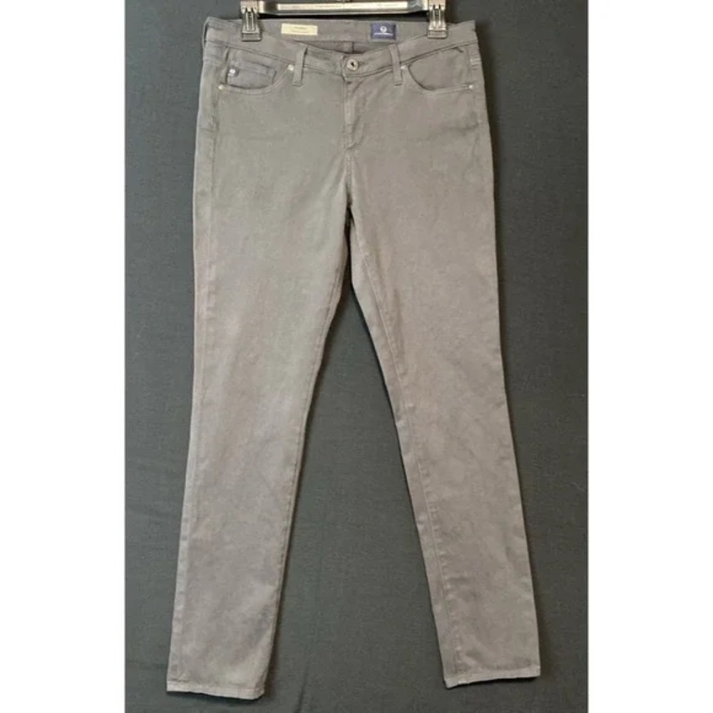 AG Women Gray Prima Mid Rise Cigarette Pant 29R (see sizing info 28/27)